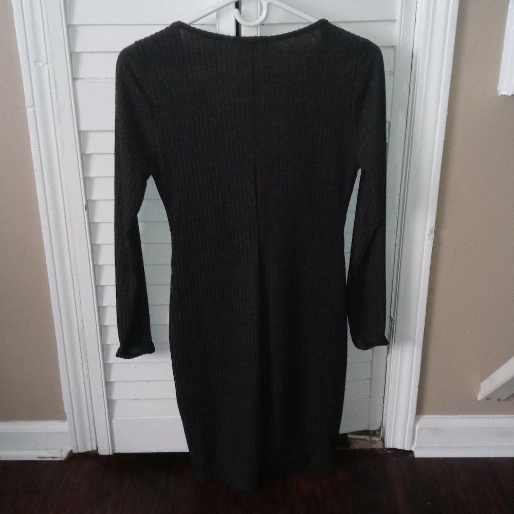 Charlotte Russe Dark Gray Bodycon Dress - Picture 2 of 3